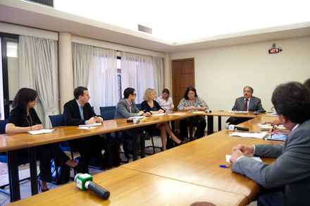  O presidente da Fiocruz, Paulo Gadelha, recebe representantes da Fundação Bill e Melinda Gates e de unidades da própria Fundação Oswaldo Cruz. 